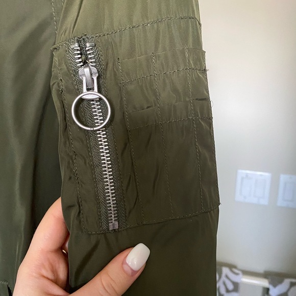 Garage Green Bomber Jacket - Picture 3 of 5